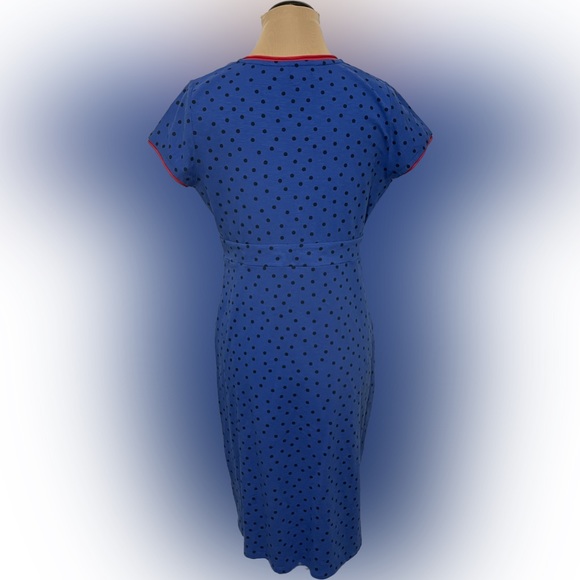 Boden Polka Dot Faux Wrap Dress - Picture 3 of 5